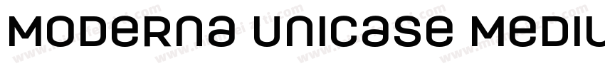 Moderna Unicase Medium字体转换
